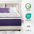 thumbnail image 7 of Full 10 Inch Hybrid Mattress in a Box with Handles, Lavender Gel Memory Foam Bed Pad and Pocket Springs for Motion Isolation & Edge Support 365 Night Trial Fiberglass-Free CertiPUR-US Certified, 7 of 7