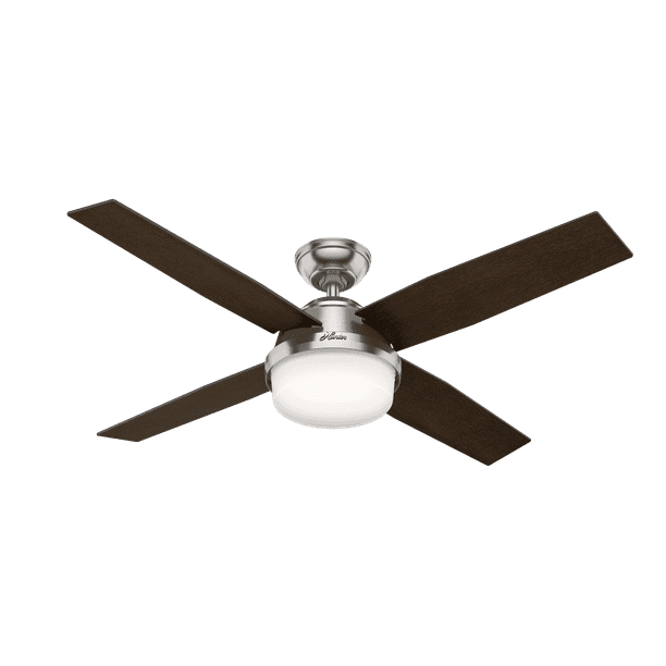 Hunter Dempsey 52 Indoor Ceiling Fan In Brushed Nickel Com Hunter Dempsey 52 Indoor Ceiling Fan, Dempsey 52 Ceiling Fan