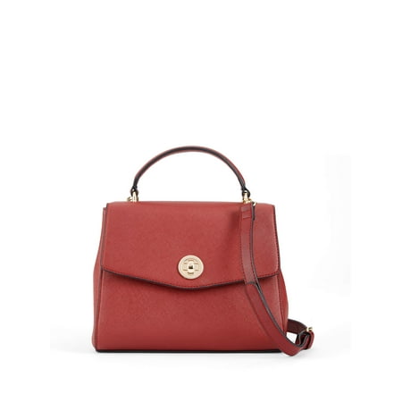 Top Loading Shoulder Bag - Metallic Sky Top Handle Flap Shrunken Satchel