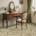 thumbnail image 2 of HIWEAVER Pink/Green 5' x 7' Distressed Floral Vintage Area Rug for Living Room Washable Non Slip Indoor Carpet for Bedroom Decor Low Pile Farmhouse Floor Cover, 2 of 6