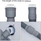 thumbnail image 2 of Automatic Drum Washing Machine Drain Pipe Drain Hose Fittings, 1.5 Meter, 2 of 2