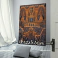 thumbnail image 3 of Lord of The Rings Retro Travel Moria Posters Wall Art Painting Canvas Gift Living Room Prints Bedroom Decor Poster Artworks 16x24inch(40x60cm), 3 of 6