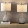 thumbnail image 4 of Kyrid 24'' Farmhouse Table Lamps Set with USB & NightLight, 3-Way Touch Control Table Lamps Set of 2 for Living Room (Bulbs Included), 4 of 11