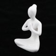 thumbnail image 3 of 4 piezas de arte de cerámica de yoga, estatuillas, , yoga, dama, estatua, s poses, hogar, estudio de yoga, decoración, adorno ( Sunnimix Figura de sala de yoga, 3 of 8