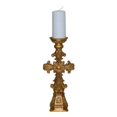 thumbnail image 1 of Hickory Manor Home 34306BAR Cross Candle Stick, Baroque, 1 of 1