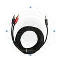 thumbnail image 6 of 3.5MM to 2RCA Component ABS Cord AV Cable Audio Video Cord for Tablet Laptop Amplifier TV 5m, 6 of 8