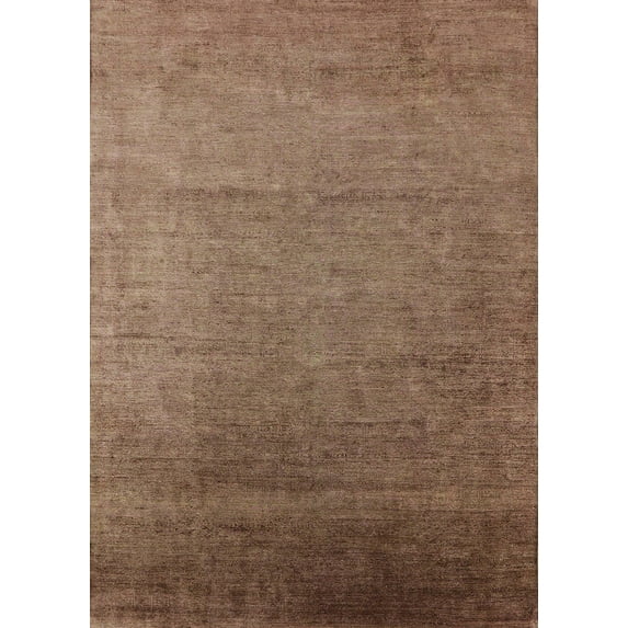 Ahgly Company Machine Washable Indoor Rectangle Industrial Modern Tiger Orange Brown Area Rugs, 7' x 9'