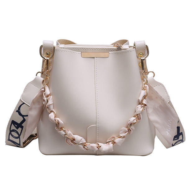 Bolso Con Asa Superior Tipo Cubo Cadena Lujo Gran Capacidad para Mujer