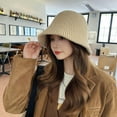 thumbnail image 7 of Classic Warm Bucket Hat for Women Beanies for Women Berets Fall Winter Hat Womens Snow Cap Handwear Travel Outdoor, 7 of 7