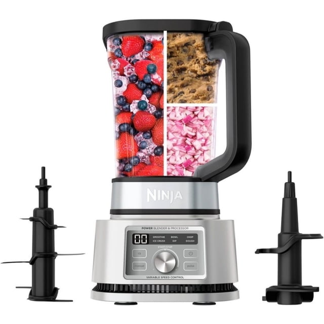 Licuadora Ninja Foodi con Procesador Control de Velocidad Ajustable 1200 vatios 6 Programas