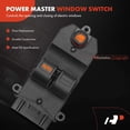 thumbnail image 3 of A-Premium Front Driver Side Master Power Window Switch Compatible with Honda Civic 2001 2002 2003 2004 2005, Replace# 35750S5PA11ZA, 35750S5PA11ZB, 3 of 6