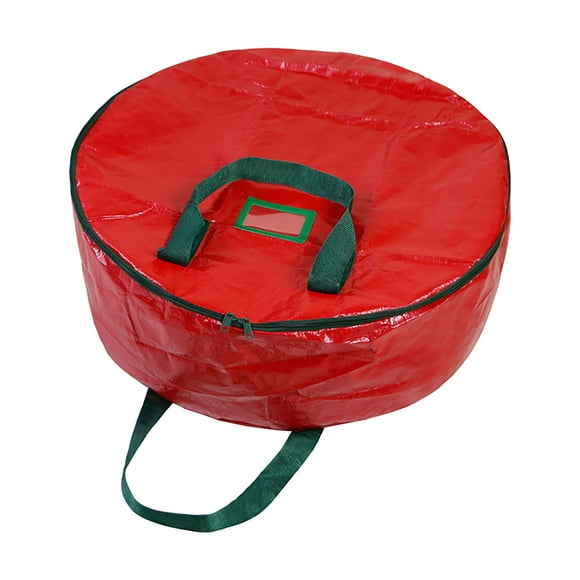 LSLJS Storage Trunks & Bag, 90Cm Round Single-Layer Cover Storage Bag Christmas Wreath Storage Bag, Christmas Decorations