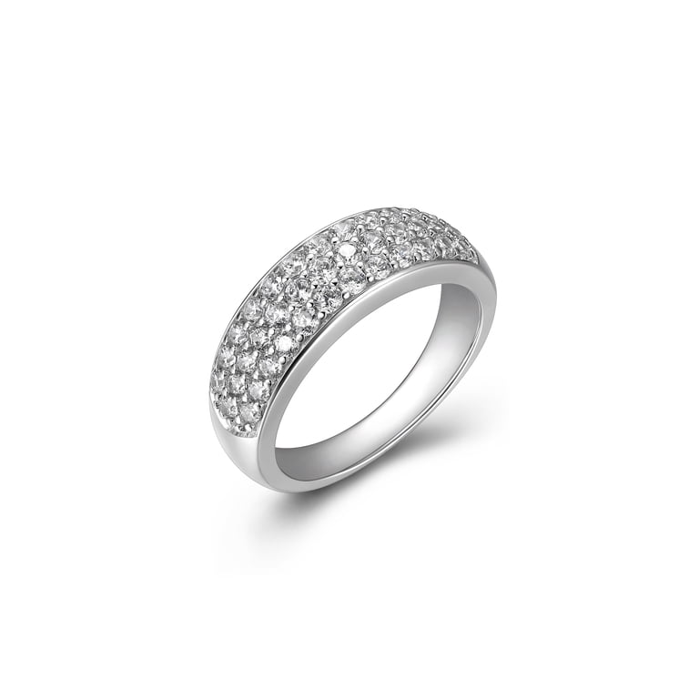Forever Facets 1 CT TW Lab Grown Diamond Sterling Silver Wedding