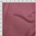thumbnail image 3 of oneOone Cotton Silk Carmine Red Fabric Geometric Bandhani Craft Projects Decor Fabric Printed By The Yard 42 Inch Wide, 3 of 4