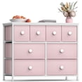 thumbnail image 2 of Sorbus Portable Drawer Organizers for Blankets, Linens, Toys, Pastel Pink, 2 of 3