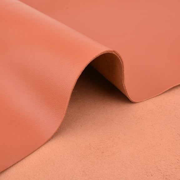 1-1.2mm Soft Sheepskin and Lambskin Leather Sheet for Sewing Crafting Projects Brown