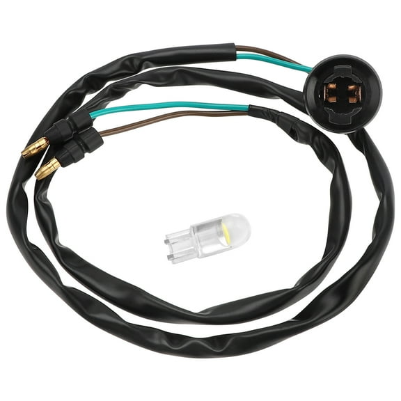 M MATI Tail light Taillight Socket & Bulb LED for Honda FourTrax 300 200 TRX300 TRX200 Recon 250 TRX250TM ATC125