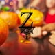 thumbnail image 4 of Decoraciones de Halloween, Adornos de Halloween, Regalos de Halloween, Etiqueta colgante decorativa de 26 letras de Halloween, Etiqueta colgante de araña con colgante, 4 of 4