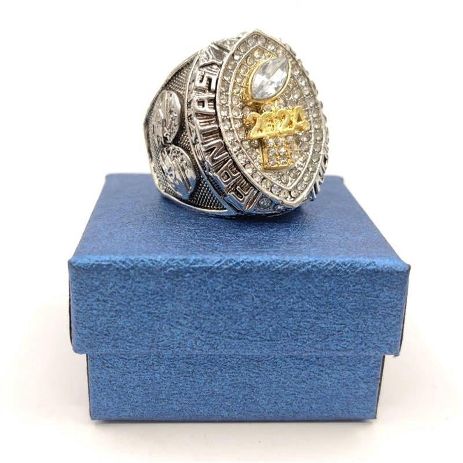 2024 Fantasy Football League Championship Trophy Rings Prize