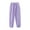 Purple, variant on Zwiiyzr Toddler Baby Boys Girls Candy Color Solid Color Sweatpants Casual Kids Sports Pants 4-12 Years Beige