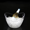 thumbnail image 3 of Clear Plastic Ice Bucket 4L Storage Holder for Wine Champagne and Beer Bottles, 3 of 9