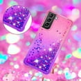 thumbnail image 4 of Funda para Samsung Galaxy S21 5G Transparente con Brillos Carcasa Protectora Antigolpes con Glitter Brillante, 4 of 5