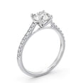 thumbnail image 2 of Nerra Jewel Brilliant Round Cut 1.8 Ct Diamond Jewelry - 14K White Gold Plated Engagement Ring - Beautiful Diamond Special Occasion Rings for Her - Causal Daily Wear Ring For Women's, 2 of 3
