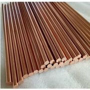 1 Piece Of Red Copper Round Bar, Diameter: 8mm, Length: 500mm