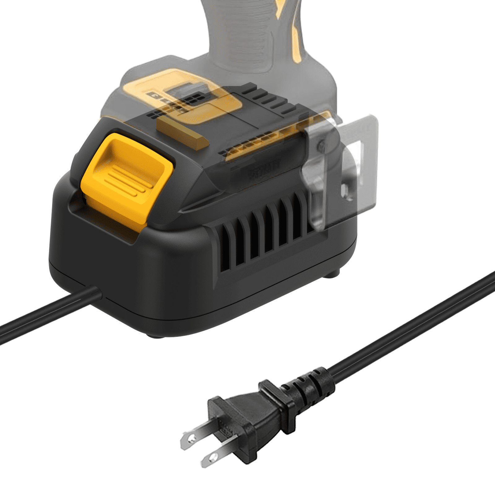 500W AC to DC Converter for  De*walt 20V Cordless Tools, 110V to 20V AC/DC Adapter Power Supply, AC Plug Transformer Adapter