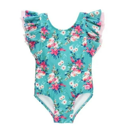 

Fancy Me Floral Butterfly Sleeve One Piece Size 4 Years