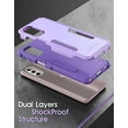 thumbnail image 6 of Poetic Neon Case for Motorola Moto G Stylus 2022 4G, Dual Layer Heavy Duty Drop Protection, Purple, 6 of 6