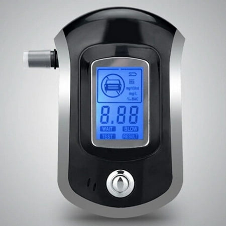 Professional Breath Blood Alcohol BAC Tester Blow-In Breathalyzer