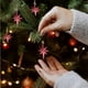 thumbnail image 5 of Adornos para el árbol de Navidad | Colgantes decorativos en forma de estrella para la decoración navideña | Decoraciones colgantes octogonales de plástico, 5 of 6