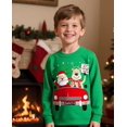 thumbnail image 2 of Kids Christmas Sweatshirt Boys Girls Christmas Car Shirt Xmas Cotton Long Sleeve Tops for 9T, 2 of 7