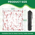 thumbnail image 2 of Mahjong Mat 31.5" x 31.5" candy canes simple Non-Slip Noise Reduction American Mahjong Tiles Table Cover for Dominoes Poker Card Board Games Gift, 2 of 8