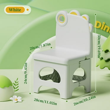 ZHANGBO  Cartoon Dinosaur Rabbit-shaped Indoor Folding Chair, Easy Storage Paradise Folding Chair Essential for Parties