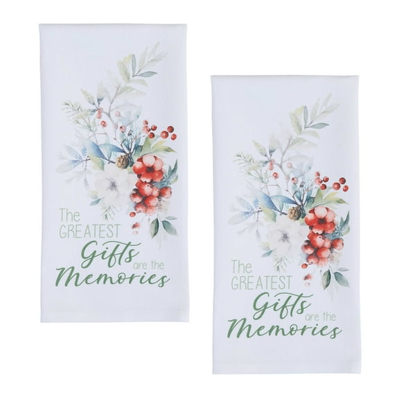 Split P Split P First Snow Decorative Dishtowel Set Of 2