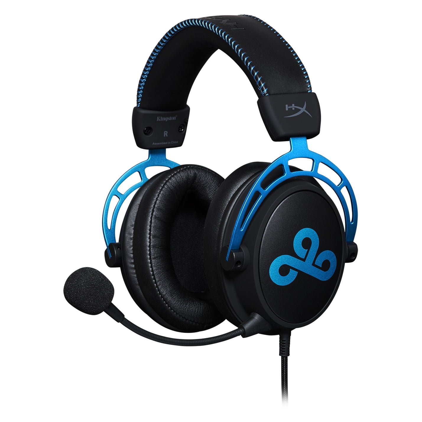 Hyperx Hyperx Cloud Alpha Gaming Headset Cloud9 Edition For Pc Ps4 Xbox One Nintendo Switch Walmart Com Walmart Com