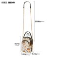 thumbnail image 2 of FORMRS Crossbody Bag for Women Quilted Travel Shoulder Cell Phone Purse with Chain Strap Handbag, Orange Fall Pumpkin, 2 of 7