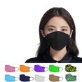 thumbnail image 1 of 100 piezas de máscaras desechables para adultos, máscaras reales de 4 capas, correas nasales ajustables, transpirables Afortunado Sencillez, 1 of 5