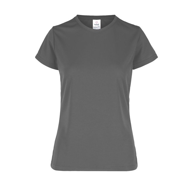 Playera Cuello Redondo YAZBEK Gris Talla Grande 100% Poliéster