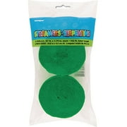 Crepe Streamers, 1.75" x 81', 2-Pack