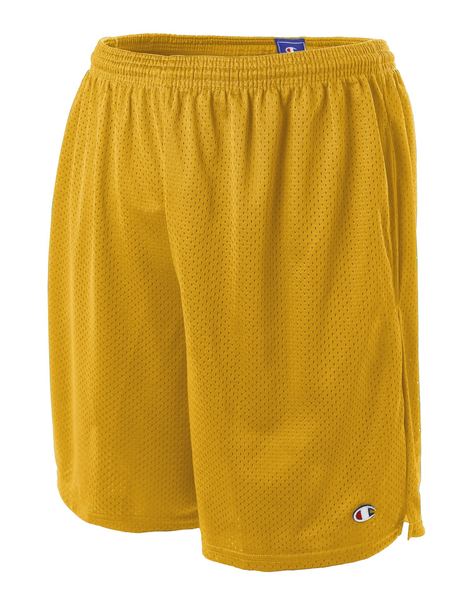 Champion Mens Long Mesh Shorts with Pockets, M, Varsity