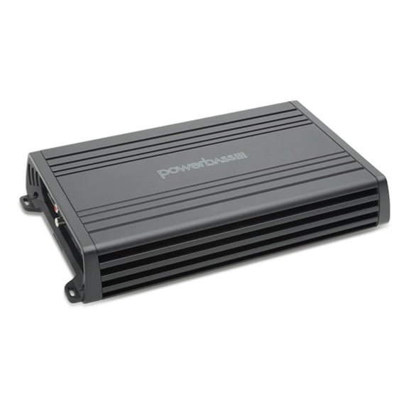 PowerBass PB-1000D Mono Car Amplifier – 1000 Watts x 1 @ 1 Ohm, Class D, Compact Design, Bass Remote Included