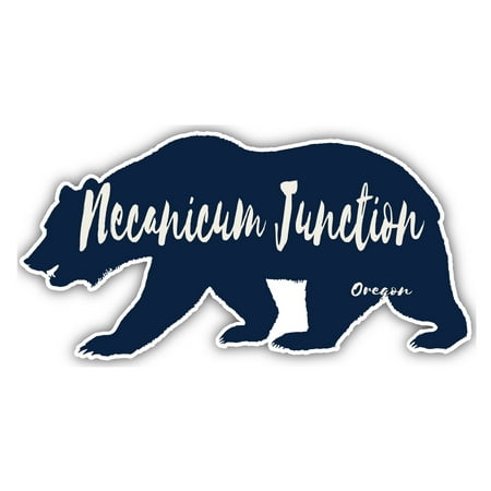 

Necanicum Junction Oregon Souvenir 3x1.5-Inch Fridge Magnet Bear Design