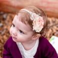 thumbnail image 4 of Diademas Cherrboll de nailon suave con estampado floral, 3 unidades, para bebé y niña, 4 of 7