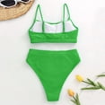 thumbnail image 4 of Womens High Waisted Swimsuits Bottom Padded Bathing Suits Bikini Sets Top Two Piece Swimwear Swim Suits Womens Two Piece Shorts Bathing Suit Women Two Piece Sunflower Junior Swimsuit Top plus Size, 4 of 6