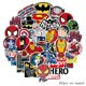 thumbnail image 1 of 50 stickers, Superheroes - Number 3 Multicolored, 1 of 4