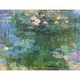 thumbnail image 2 of Monet, Claude 14x12 Gold Ornate Wood Framed with Double Matting Museum Art Print Titled - Waterlilies 1916 - 3, 2 of 4