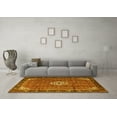 thumbnail image 3 of Ahgly Company Machine Washable Indoor Rectangle Persian Yellow Traditional Area Rugs, 4' x 6', 3 of 4